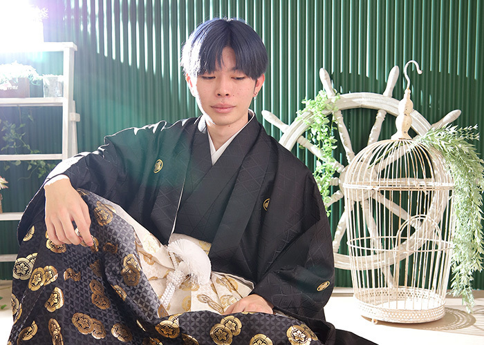 紋付袴レンタル・成人フォト 撮影例